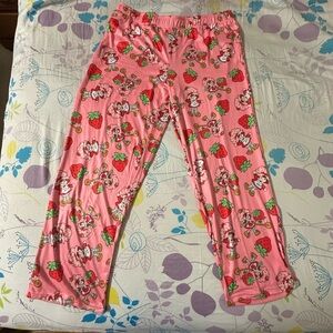 Strawberry Shortcake Adult Pajama Pants. Size Large